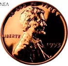 1953 Lincoln Wheat Penny Cent ~ Gem Proof (red)