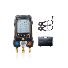 Testo 550S Refrigeration Digital manifold Gauge Pressure kit 0563 1550 w 2Probes