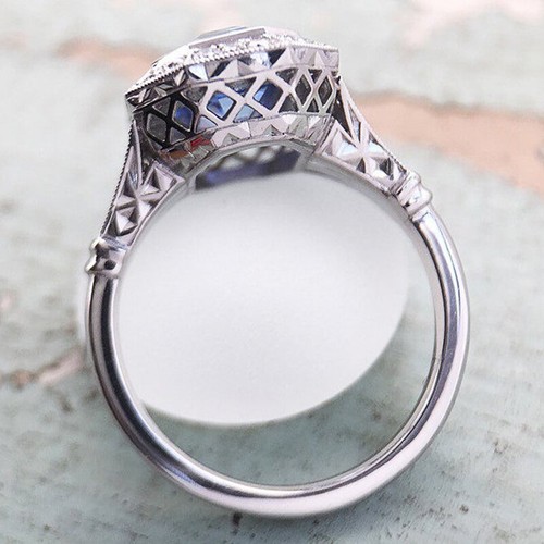 Pretty Cubic Zirconia 925 Silver Plated,Gold Plated Ring Women Jewelry Size 6-10 - Picture 19 of 33