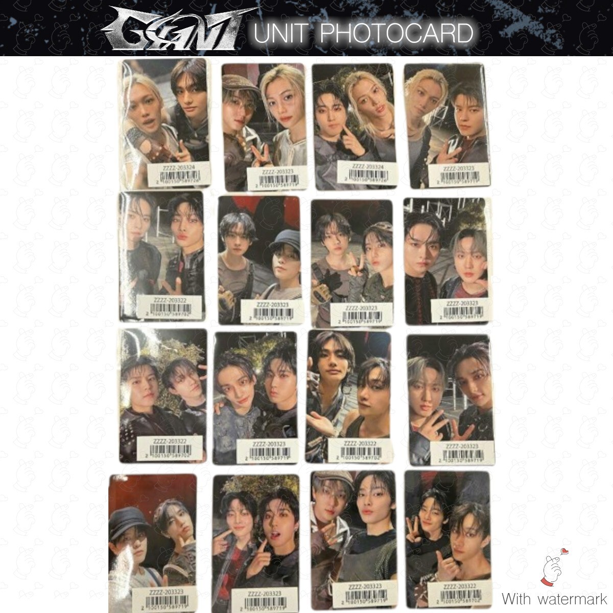 STRAY KIDS GIANT JAPAN 2ND FULL ALBUM UNIT POB PHOTOCARD STRAY KIDS GIANT JAPAN 2ND FULL ALBUM UNIT POB PHOTOCARD