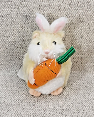 GANZ WEBKINZ MAZIN'  HAMSTER ''CARROTS''  WE000822 - 1ST ED. EASTER. NO CODE.