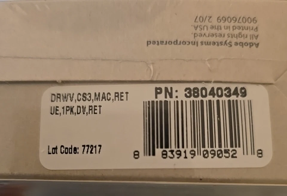 New Sealed Vintage ADOBE DREAMWEAVER CS3 - Image 4 of 4