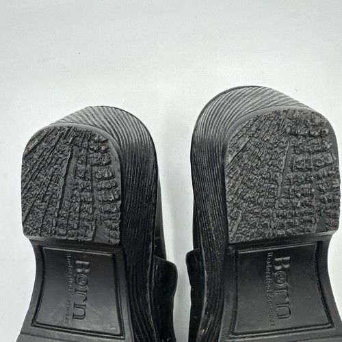 Born Syrian Studded Clogs Women’s US 7.5 / 38.5 M/W Black Slip On D13009 - Picture 13 of 16