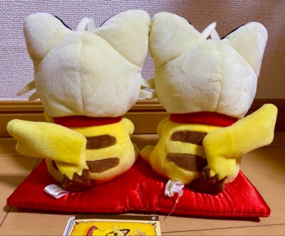 Pokemon Center Original Monthly Pair Pikachu January 2017 Plush