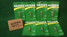 Lot of 7 new JC Type Halogen Light Bulbs/Lamps 12V 35W G6.35 1mm pin