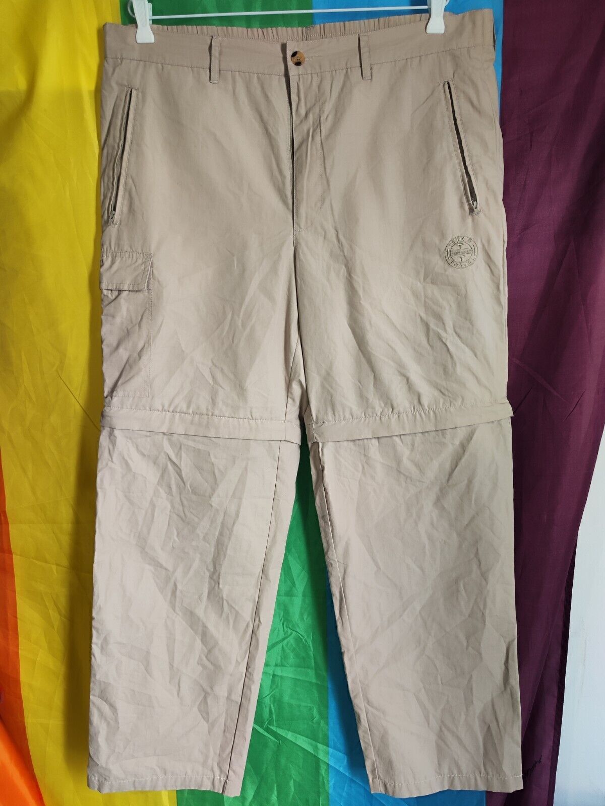 Salewa hombres al aire libre 2 en 1 pantalones talla XL
