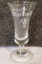 Vintage Jägermeister Shot Glass Footed Stemmed Fluted Top 2 cl Germany