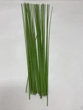 DECORA 18 Gauge Dark Green Floral Paper Wrapped Wire 16” AD037S2P50 50 Pieces