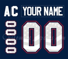 Saginaw Spirit Customized Number Kit For 2021-Present Away Uniform