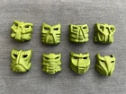 LEGO Bionicle 8576 Lehvak-Kal Krana Mask Metallic Green - Complete Set