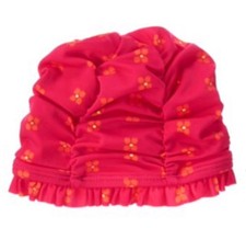 NWT Gymboree Sunset Glow Swim cap Baby Girls Pink Hat 0-6 M