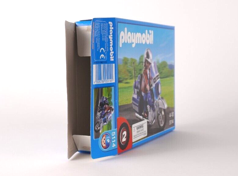 Playmobil – 5114 – Moto De Route Avec Rider – Casque Inclus – Jouet De Construction Dès 4 Ans – Sans Piles