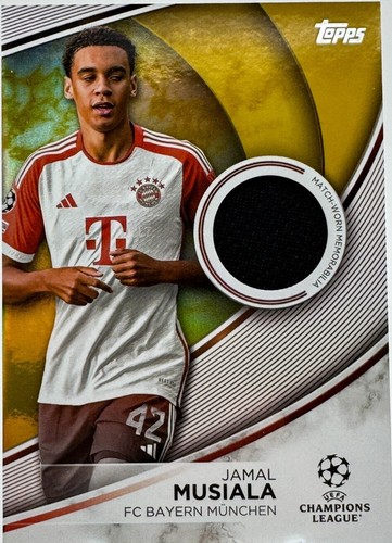 2023-24 Topps Chrome UEFA Jamal Musiala Auto /52 Toppsfractor CA