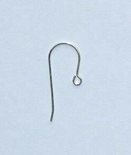 Sterling Silver French Hook Earwires (100) 925 Stamped 20g wire Made in USA