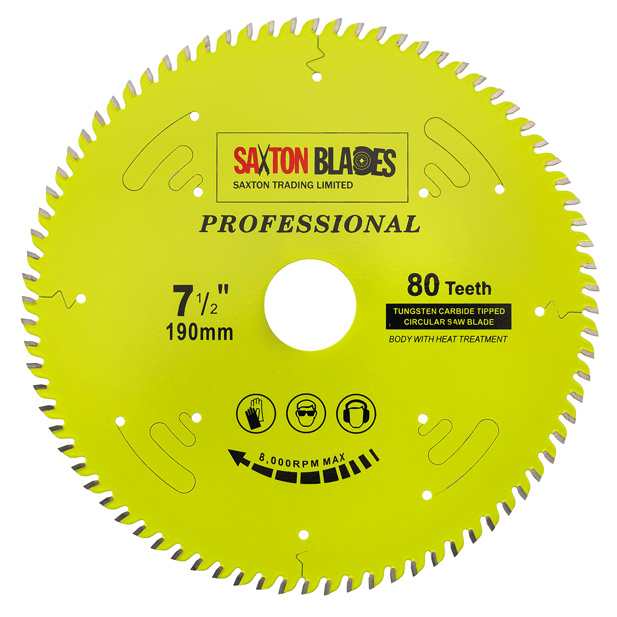 Saxton  Professional Range TCT Circular Blade 190mm x 80T