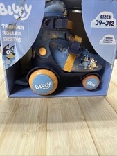 Bluey Youth Roller Skates J9-J12 Model AR0104 241-912, Blue and Orange, 2024