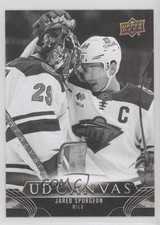 2023-24 Upper Deck Series 2 UD Canvas Black & White Jared Spurgeon #C163 2o7