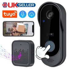WiFi Video Doorbell Camera w/Chime 2-Way Audio Support SD Card & Cloud Storage,,