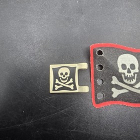 Lego Fabric Flag 8x5 Black Skull Flag Pirates 6289 6290 x376px4 Plus Plastic One