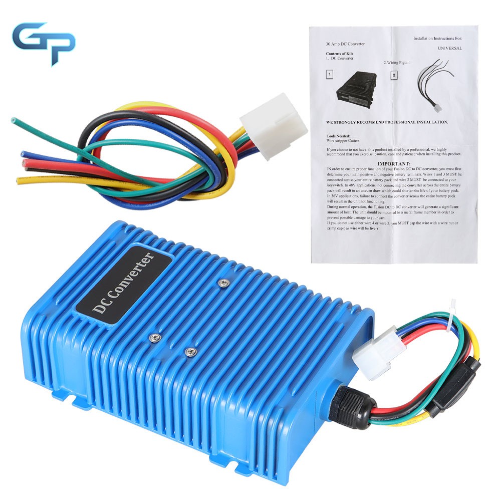 Golf Cart 36/48V to 12V Voltage Reducer Converter For Club C