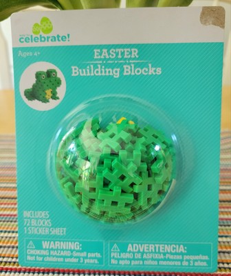 Frog 72 Mini Building Blocks Set w/ 1 Sticker Sheet - NEW/Sealed