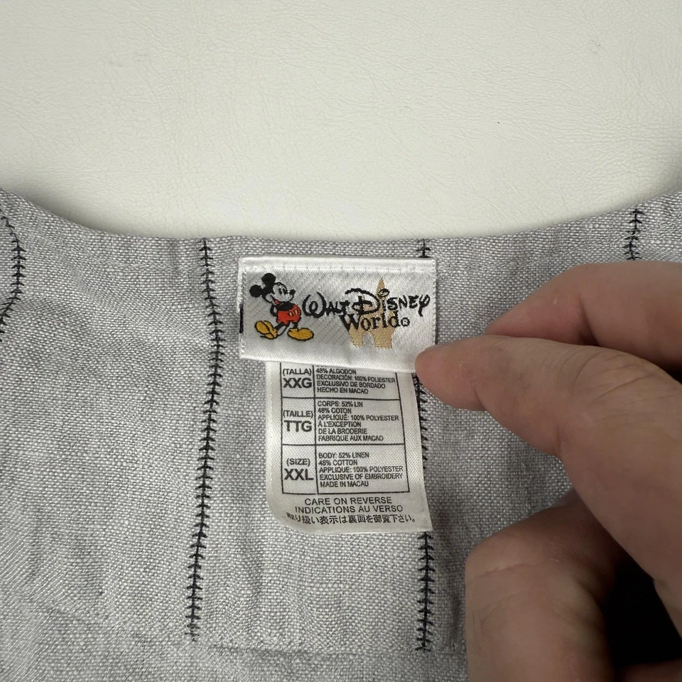 Camiseta deportiva abotonada de béisbol 2XL para hombre de los Mickeyes de Disney para hombre XXL Foto 2 de 4