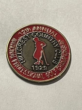 1929 PGA Championship 1" Coin Style Golf Marker - Hillcrest Country Club