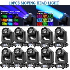 Moving Head Light 14 Gobos 18 Prism Beam Spot Stage Light For Party Show W/Case