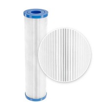Pleated Sediment Water Filter Cartridge 10 Inch Reusable, 5 10 20 Microns