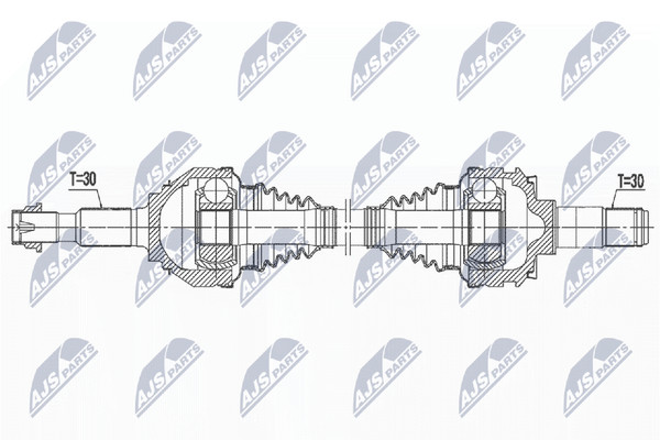 Antriebswelle NTY NPW-TY-183 FüR Lexus LS 460 USF40 USF41 AWD USF45 USF46 600H-image