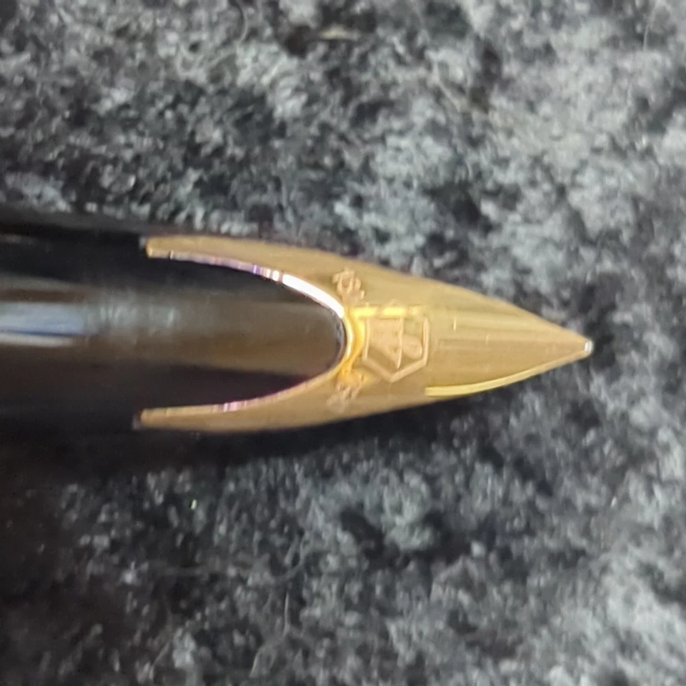 Pluma Estilográfica Waterman Carene Ámbar Brillo y Oro 18K Oro Fino Pt Usada Foto 4 de 4