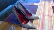 1969 Made in Italy Stiletto High Heels Anouk Style Leather Pumps Gr. 42