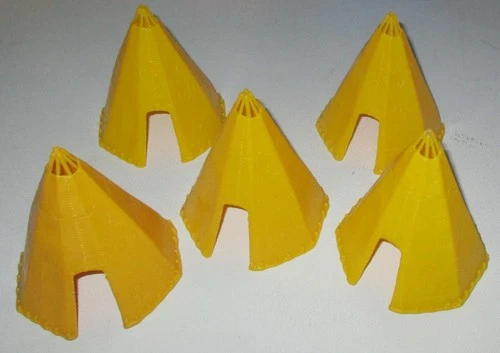 Marx 1950s Fort Apache Stockade 60MM Tepees No Tops