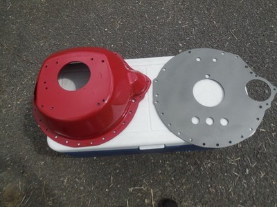 LAKEWOOD BLOW PROOF BELL HOUSING FORD 390 427 428CJ 4 SPEED W/ PLATE CLEAN