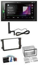 Pioneer MP3 DAB AUX 2DIN autoradio Bluetooth per VW T6 2015-2019 nero