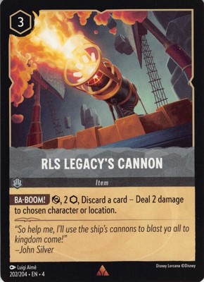 RLS Legacy's Cannon Disney Lorcana Ursula's Return EN4 Regular 202/204