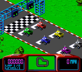 Championship Pro-Am - Sega Genesis Game