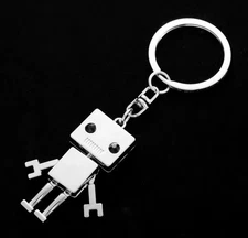 Bulk Custom LOGO Creative robot keychain 20PCS per SET