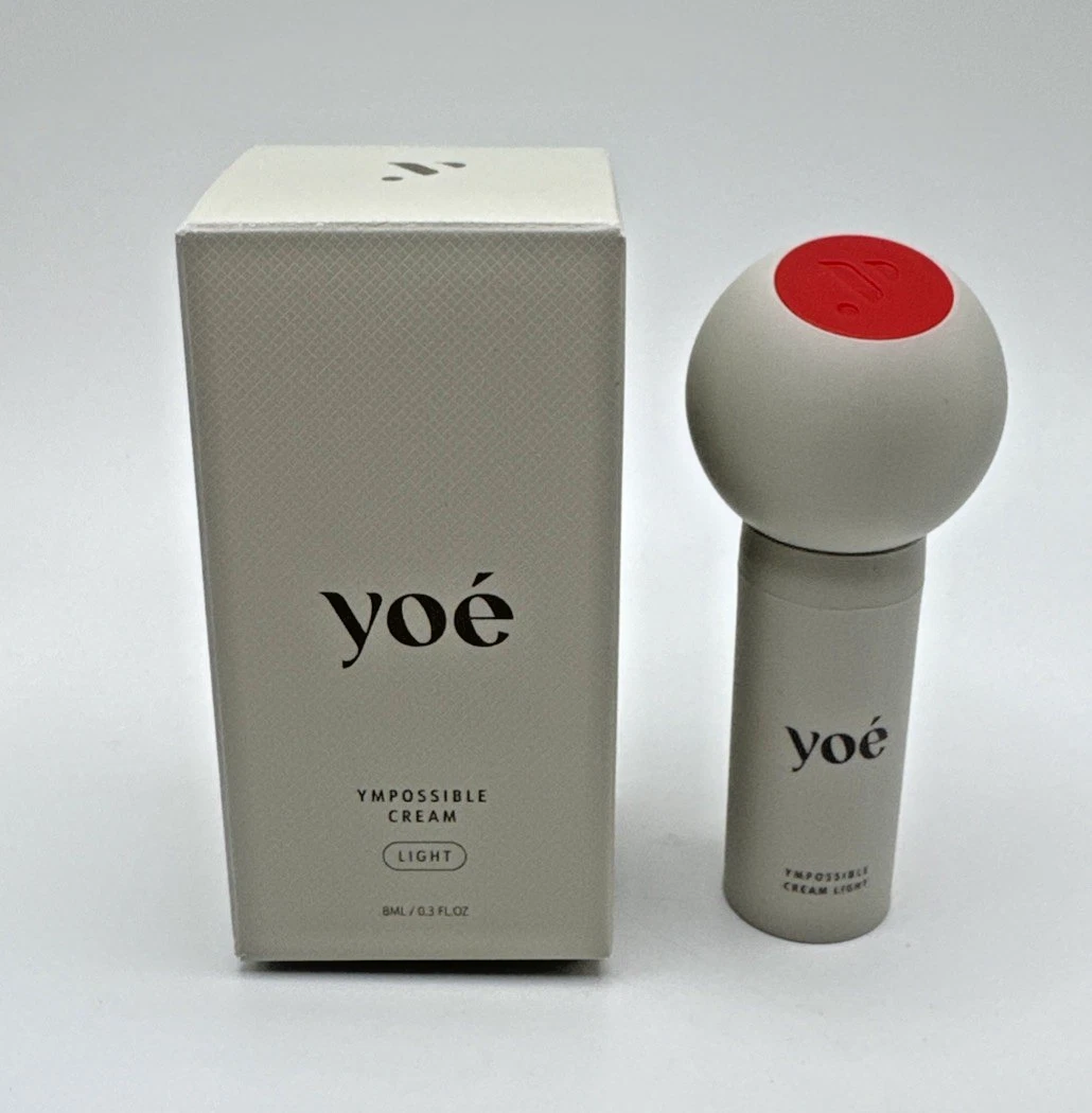 Yoe Ympossible Cream LIGHT ~ 8mL / .30 Fl Oz Moisturizer Vegan TRAVEL SIZE