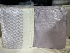 Madison Park Evian King 4-Piece Seersucker Quilt Set with Throw Pillow Purple