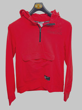 Reebok Boys Pullover Hoodie Sz 18 XXL Red 1/4 Zip Sweatshirt Future Of Fitness