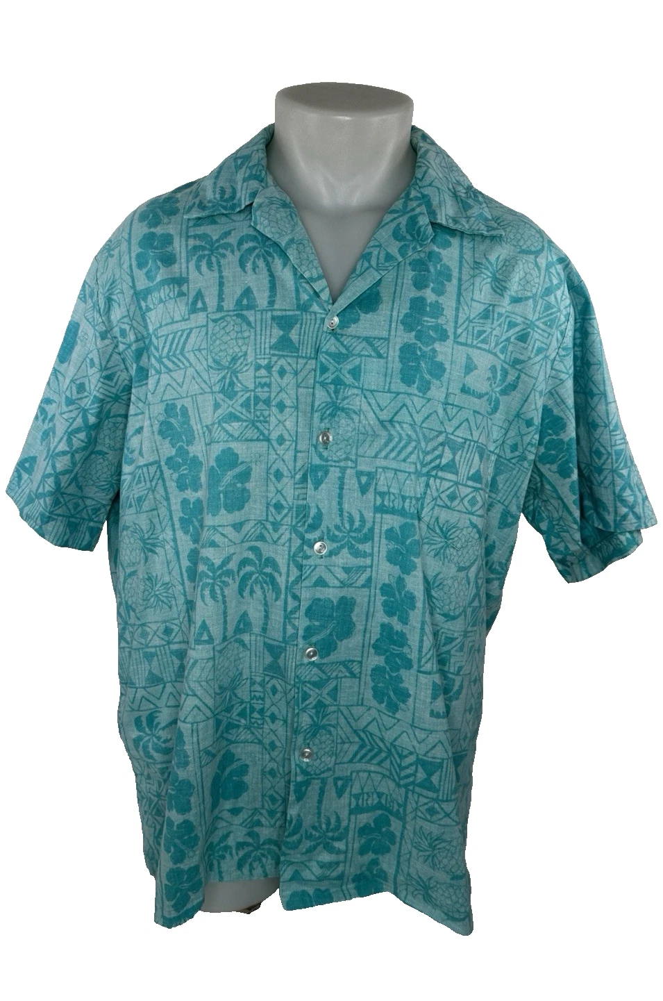 HILO HATTIE - Floral Vintage Mens 2XL Shirt