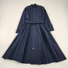 tricot COMME des GARCONS Long Coat High Neck Wool Belted Archive Vintage W4847