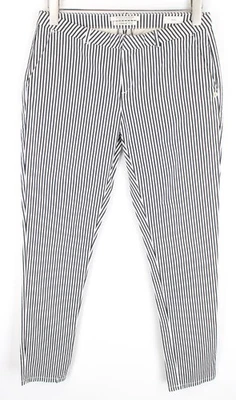 Maison Scotch Chino Femme Slim Rayé W32/L31 Blanc Noir - Photo 1/4