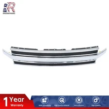 Easy Install For Ford Flex 2013-2019 Front Upper Bumper Grille With Chrome Trim