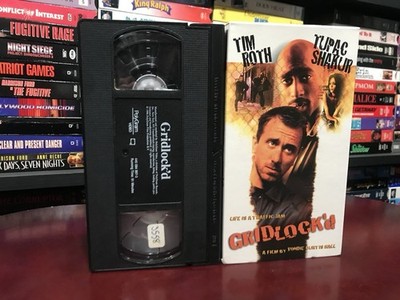 Gridlock'd (VHS, 1997) Tim Roth Tupac Shakur 2Pac Rare Dark Comedy Crime OOP HTF