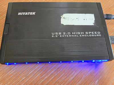 Hiyatek Mobile Data Storage USB 2.0 High Speed 2.5'' External Enclosure