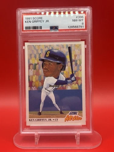 1991 Score - Ken Griffey Jr #396 All Star PSA 8
