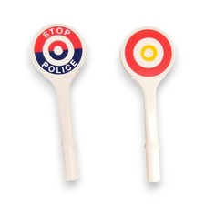 Playmobil Zubehör Polizei Kelle Verkehrskelle Signal Schild Stop Polizei