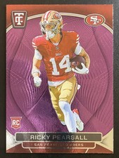 Ricky Pearsall 2024 Panini Totally Certified Mirror Purple Rookie 49ers #163